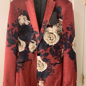 Super Skinny Suit Jacket Velvet